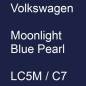 Preview: Volkswagen, Moonlight Blue Pearl, LC5M / C7.